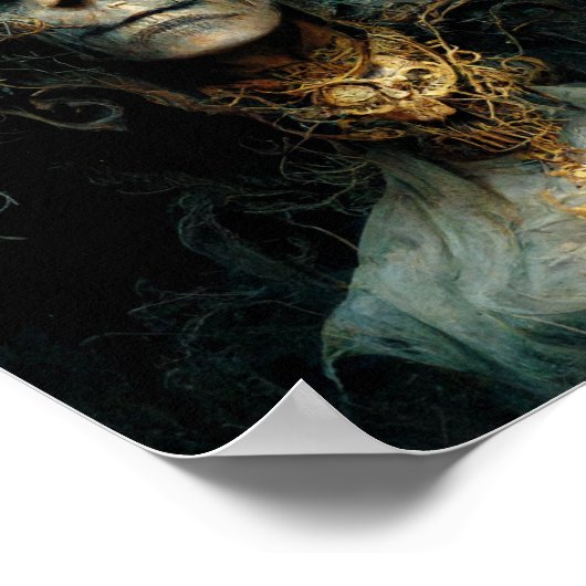 生完全に死んでいなき物のダークゴシックファンタジーアートポスター ポスター (角)