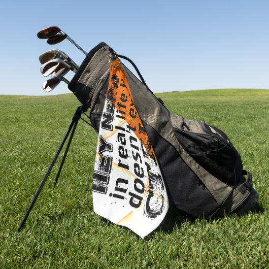 生実在活は元に戻さない、おたくバージョン – オレンジ ゴルフタオル (グリーン)