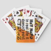 生実在活は元に戻さない、おたくバージョン – オレンジ トランプ (裏面)