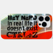 生実在活は元に戻さない、おたくバージョン – 赤… Case-Mate iPhoneケース (裏面 (横))