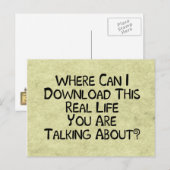 生実在活 ポストカード (正面/裏面)