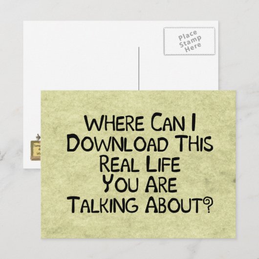 生実在活 ポストカード (正面/裏面)