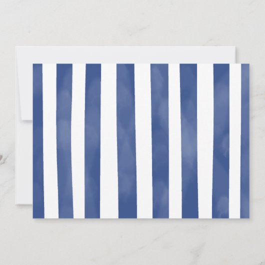 生後1年の野球の写真 招待状 (裏面)