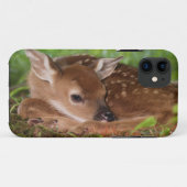 生後2日のオジロジカの赤ちゃん、ケンタッキー州 Case-Mate iPhoneケース (裏面(横))