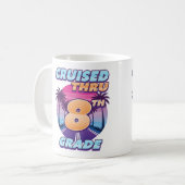 生後8年生まで卒業 コーヒーマグカップ (正面左)