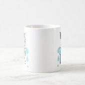 生徒おもしろいが涙に溢れるコーヒーマグ コーヒーマグカップ (中央)