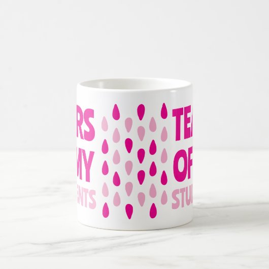 生徒おもしろいの涙で溢れる – 完璧な先生 コーヒーマグカップ (中央)