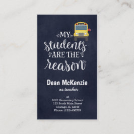 生徒が理由だ 名刺