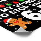 生徒たち 6-7 67 六七 面白い先生 クリスマス ポスター (角)