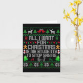 生徒たち 6-7 67 六 七 楽しい 先生 醜い カード (黄色い花)