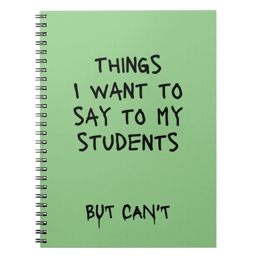 生徒に言いたいが聞き取れないこと ノートブック (正面)