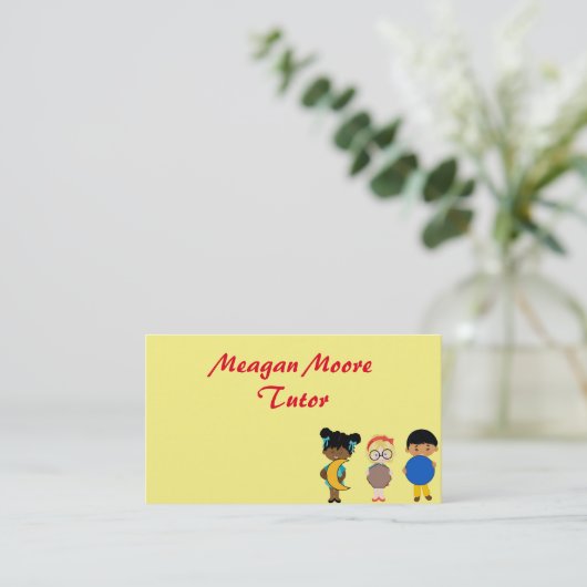 生徒の指導 名刺 (スタンド正面)