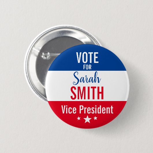 生徒会の選挙投票ボタン 缶バッジ (正面&裏面)