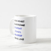 生徒会素晴らし員 コーヒーマグカップ (正面左)