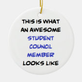 生徒会素晴らし員 セラミックオーナメント (正面)