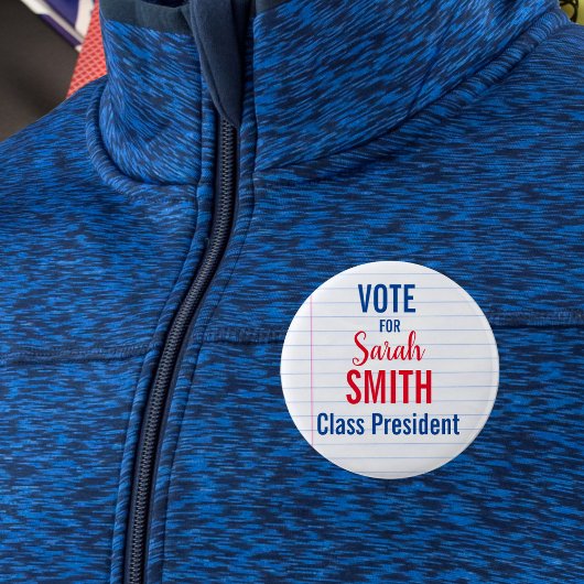 生徒会選挙の投票ボタン 缶バッジ