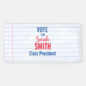 生徒会選挙投票ボタン 横断幕 (横)