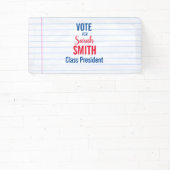 生徒会選挙投票ボタン 横断幕 (インサイチュ)