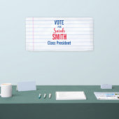 生徒会選挙投票ボタン 横断幕 (トレードショー)