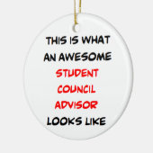 生徒会顧問素晴らし セラミックオーナメント (左)