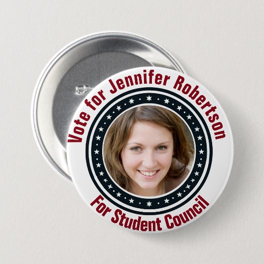 生徒会 缶バッジ (正面&裏面)