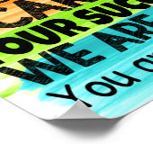 生徒親愛水彩教室ポスター ポスター (角)