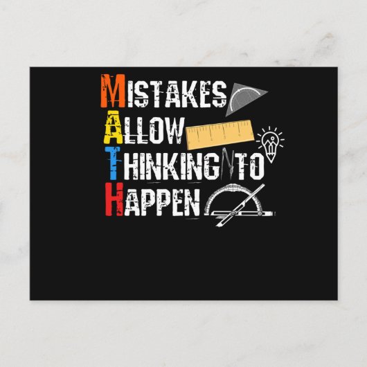 生徒，先生，方程式， 教え'，学校，計算 ポストカード (正面)