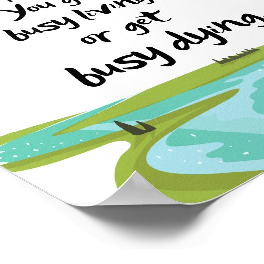 生忙し活や死に忙しぬ映画 ポスター (角)