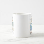 生息地のアニメ動物 コーヒーマグカップ (中央)