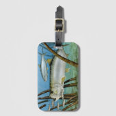 生息地の荷物のラベルのターポン ラゲッジタグ (正面縦)