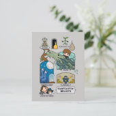 生息地の風刺動物 ポストカード (スタンド正面)