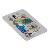 生息地の風刺動物 マグネット (右側)