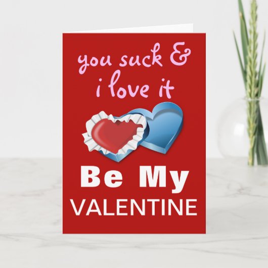 生意気おもしろいなバレンタイン シーズンカード (正面)