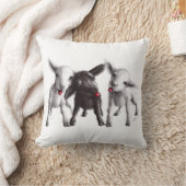 生意気おもしろいな三匹の羊 クッション (ブランケット)