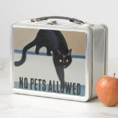 生意気お洒落な黒猫 メタルランチボックス (インサイチュ)