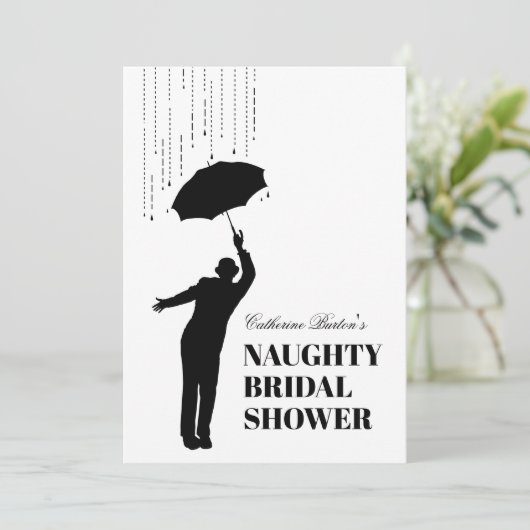 生意気ないけなブライダルシャワーパーティの招待状 招待状 (スタンド正面)