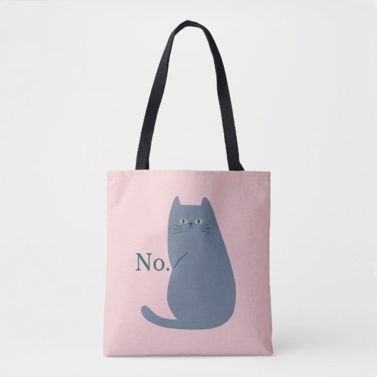 生意気なおもしろい猫 トートバッグ (正面)