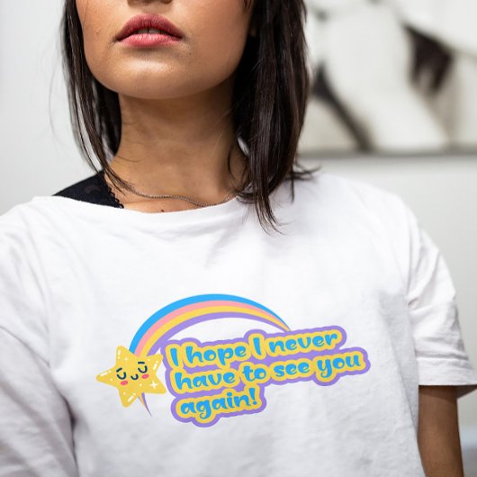 生意気なお別れティー:明るい別れ Tシャツ
