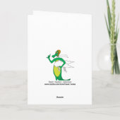 生意気なかっこいいウサギ カード (裏面)