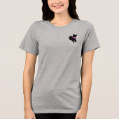 生意気なかわいい犬 トライブレンドTシャツ (正面)