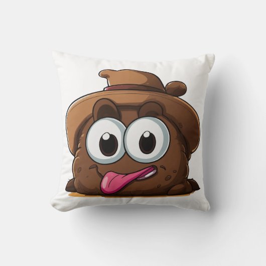 生意気なアイ転がズの絵文字装飾用クッション: Sassを追加する クッション (正面)