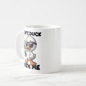 生意気なアヒルが私に逆らうな コーヒーマグカップ (正面左)