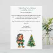 生意気なクリスマストロルと木の喜び シーズンカード (スタンド正面)