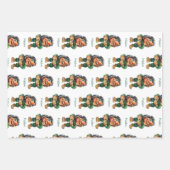 生意気なクリスマストロルと木の喜び ラッピングペーパーシート (正面2)