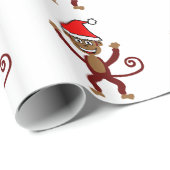 生意気なクリスマス猿 ラッピングペーパー (ロールコーナー)