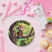 「生意気なサルのパーティープレート」 ペーパープレート (パーティー)