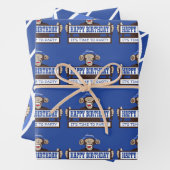 生意気なサル誕生日パーティラッピング紙シート ラッピングペーパーシート (インサイチュ)