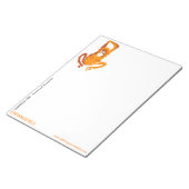 生意気なサル – オランウータン –  ノートパッド (アングル)