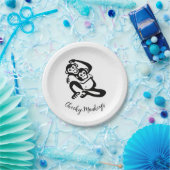 生意気なサル – チンパンジー – ボノボ – パーティー ペーパープレート (パーティー)