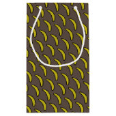 生意気なサル、ベビーシャワー スモールペーパーバッグ (裏面)